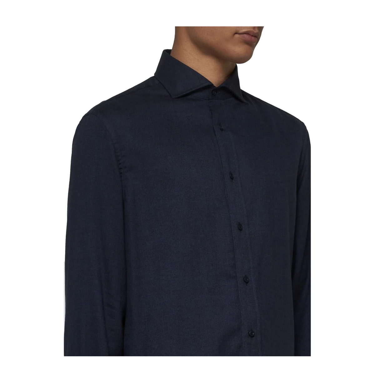Stretch Flannel Slim Fit Shirt - Image 5