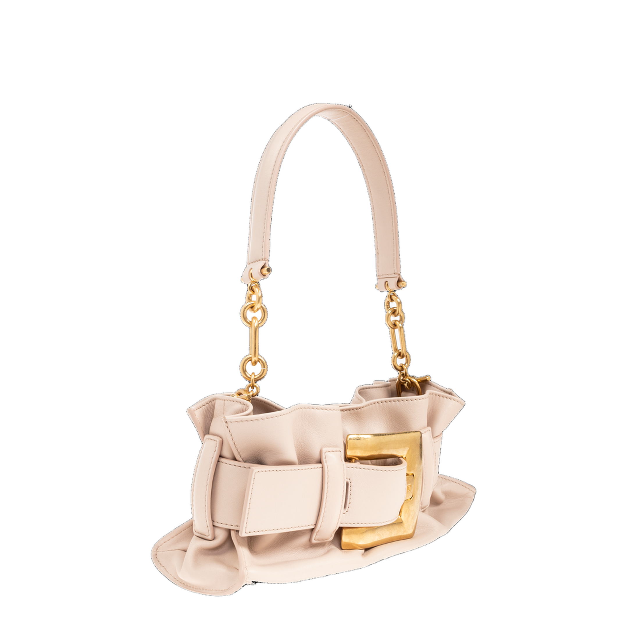 Anthem Calfskin Shoulder Bag - Beige - Image 2