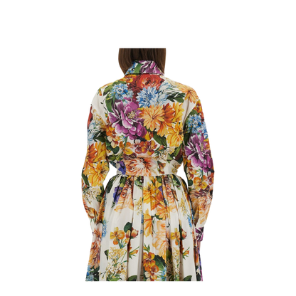 Floral Print Poplin Shirt - Image 4