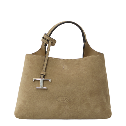 T Timeless Micro Calfskin Tote - Black - Image 1