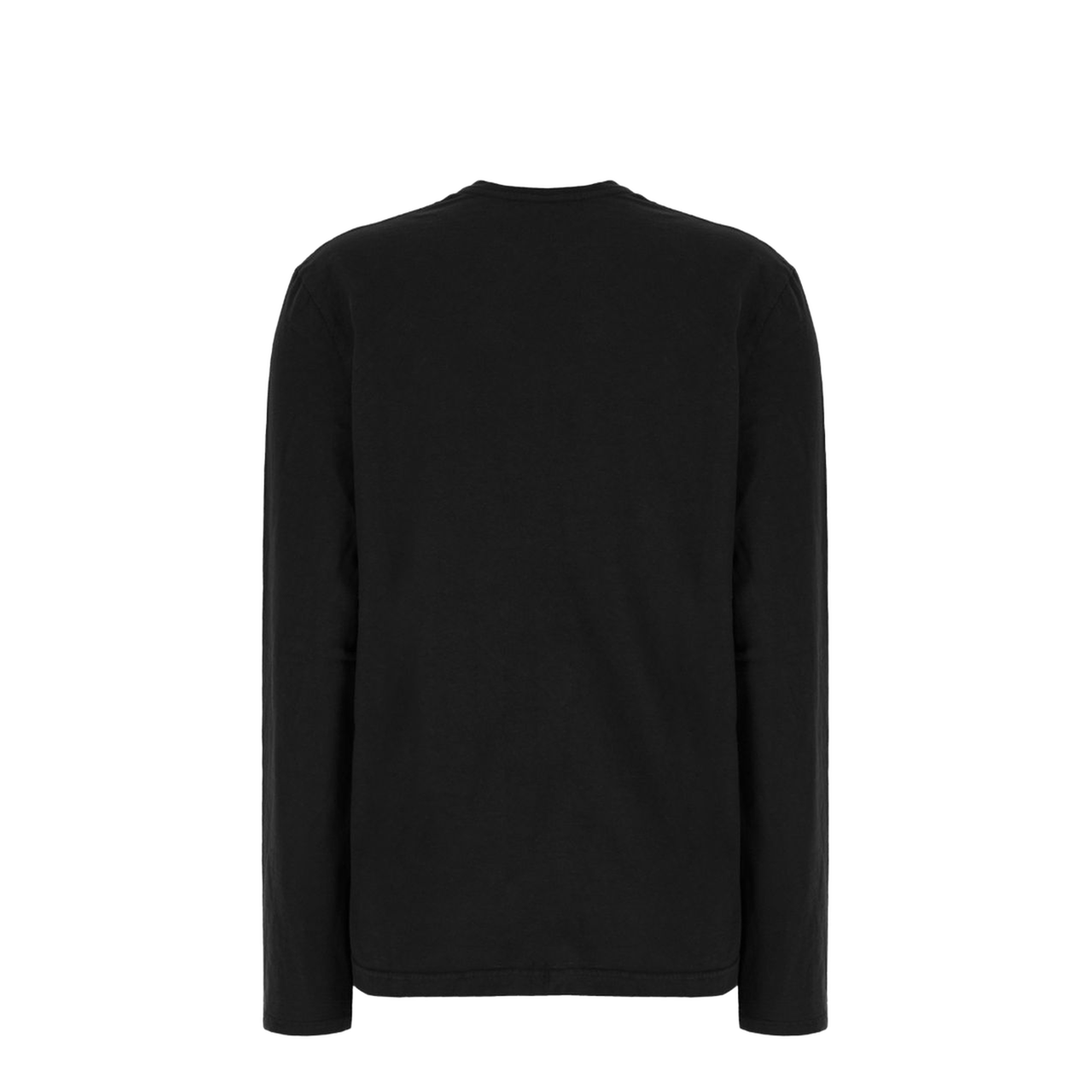 Black Cotton Floris T-Shirt - Image 2