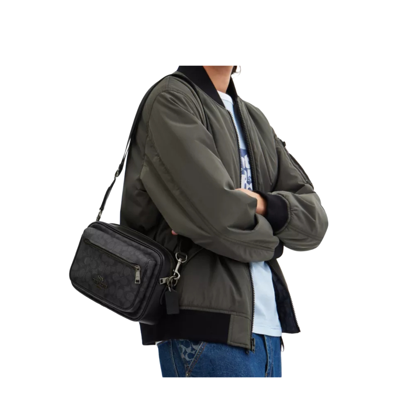 Elias Crossbody in Signature Canvas - Image 4