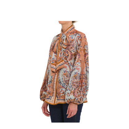 Aster Tie Neck Blouse - Image 2