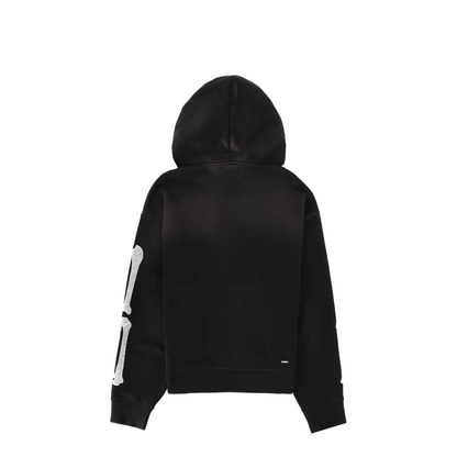 Black Cotton Oversize Hoodie - Image 1