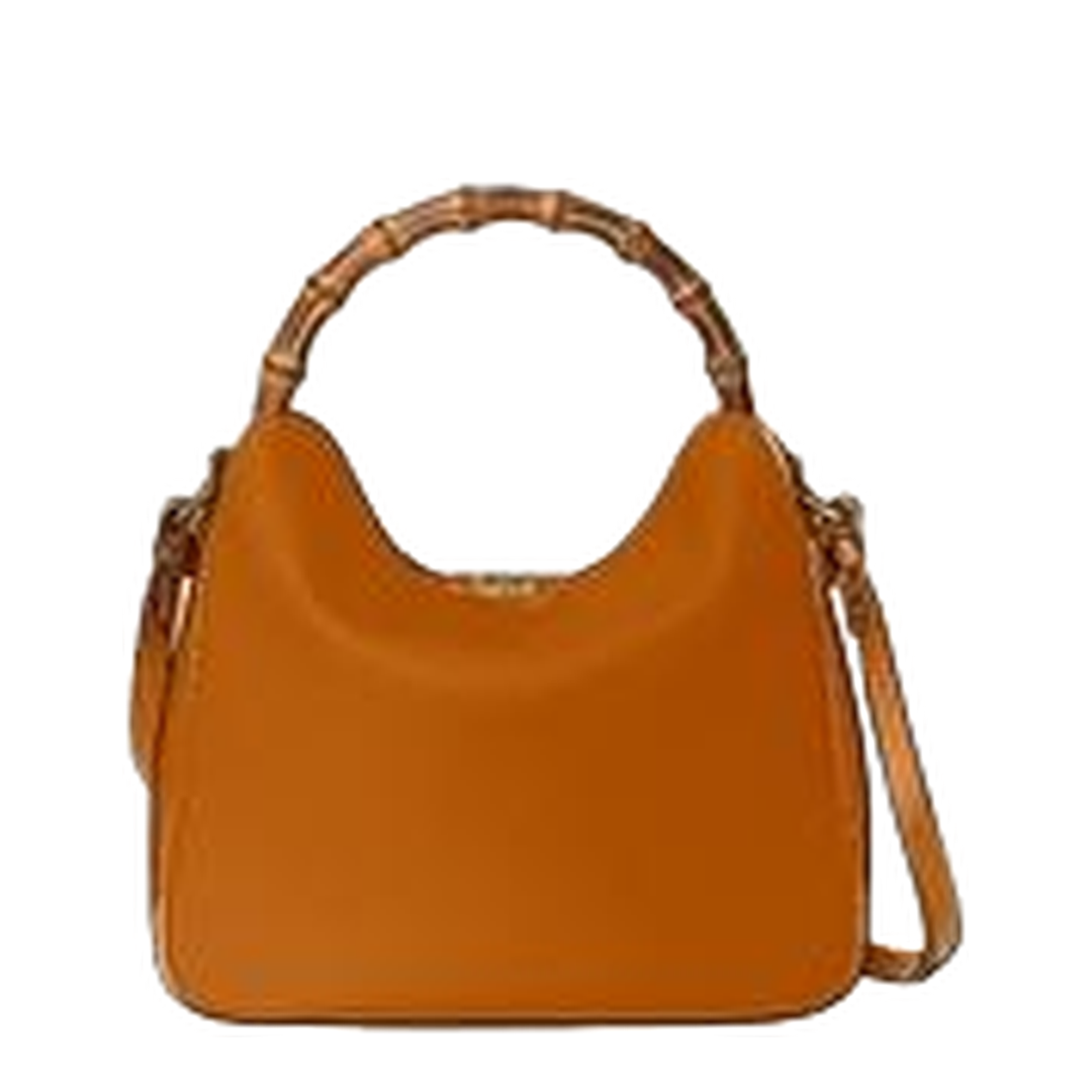 Diana Small GG Canvas Shoulder Bag - Beige and Dark Brown - Image 1
