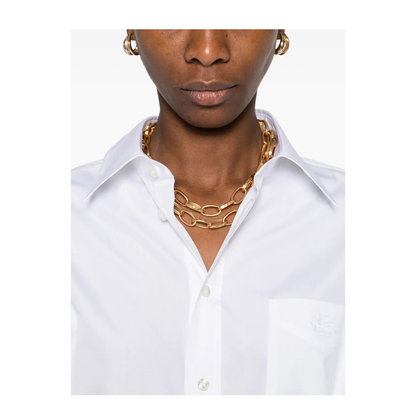 Chest-Pocket Cotton Shirt - Image 5