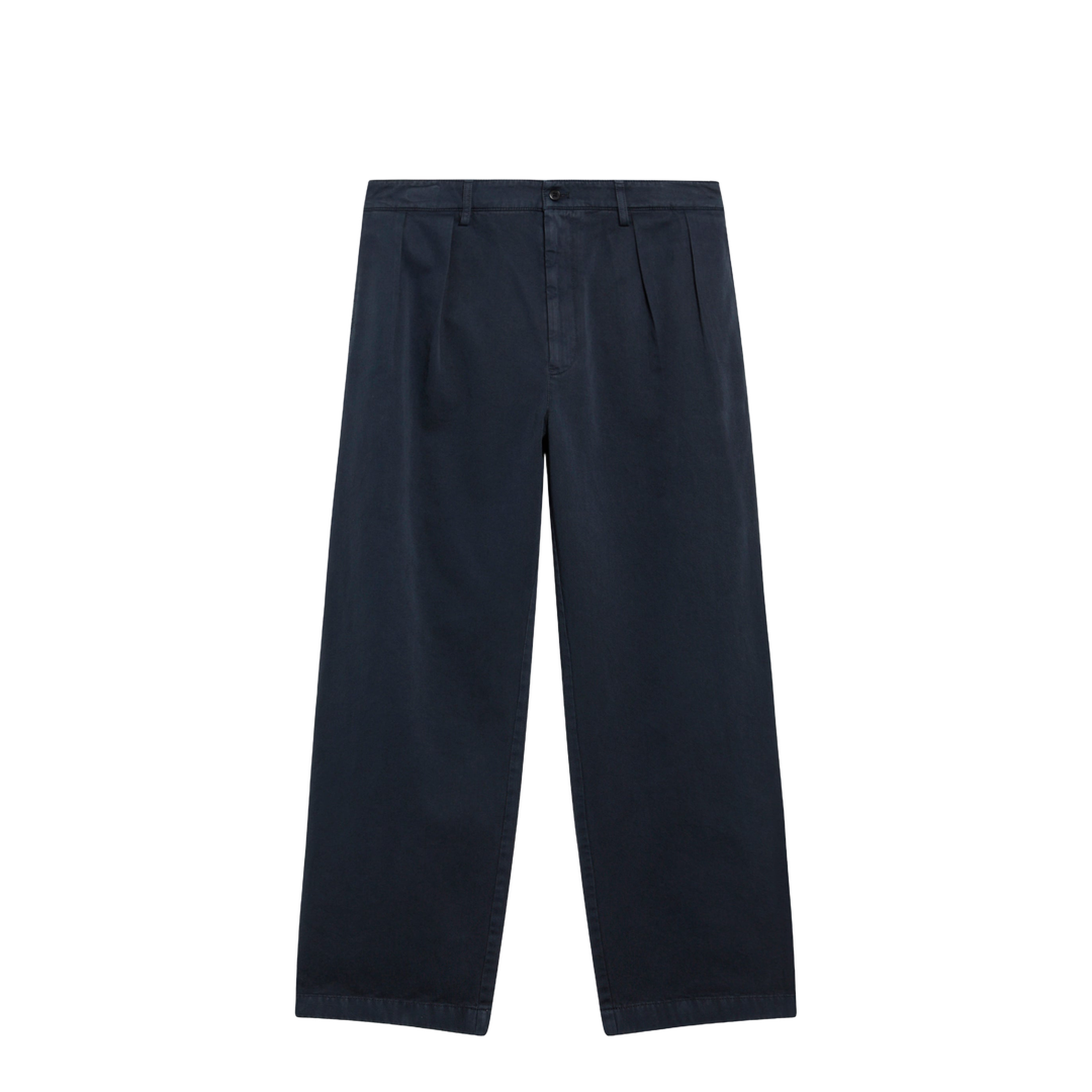Blue Cotton Trousers - Image 1