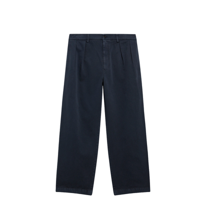 Blue Cotton Trousers - Image 1