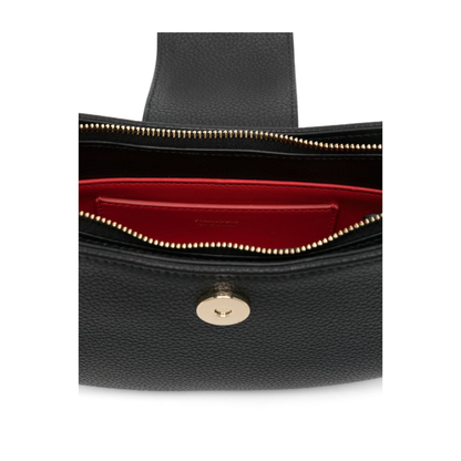 Minibag Double Gancino Small Leather Goods Black - Image 3