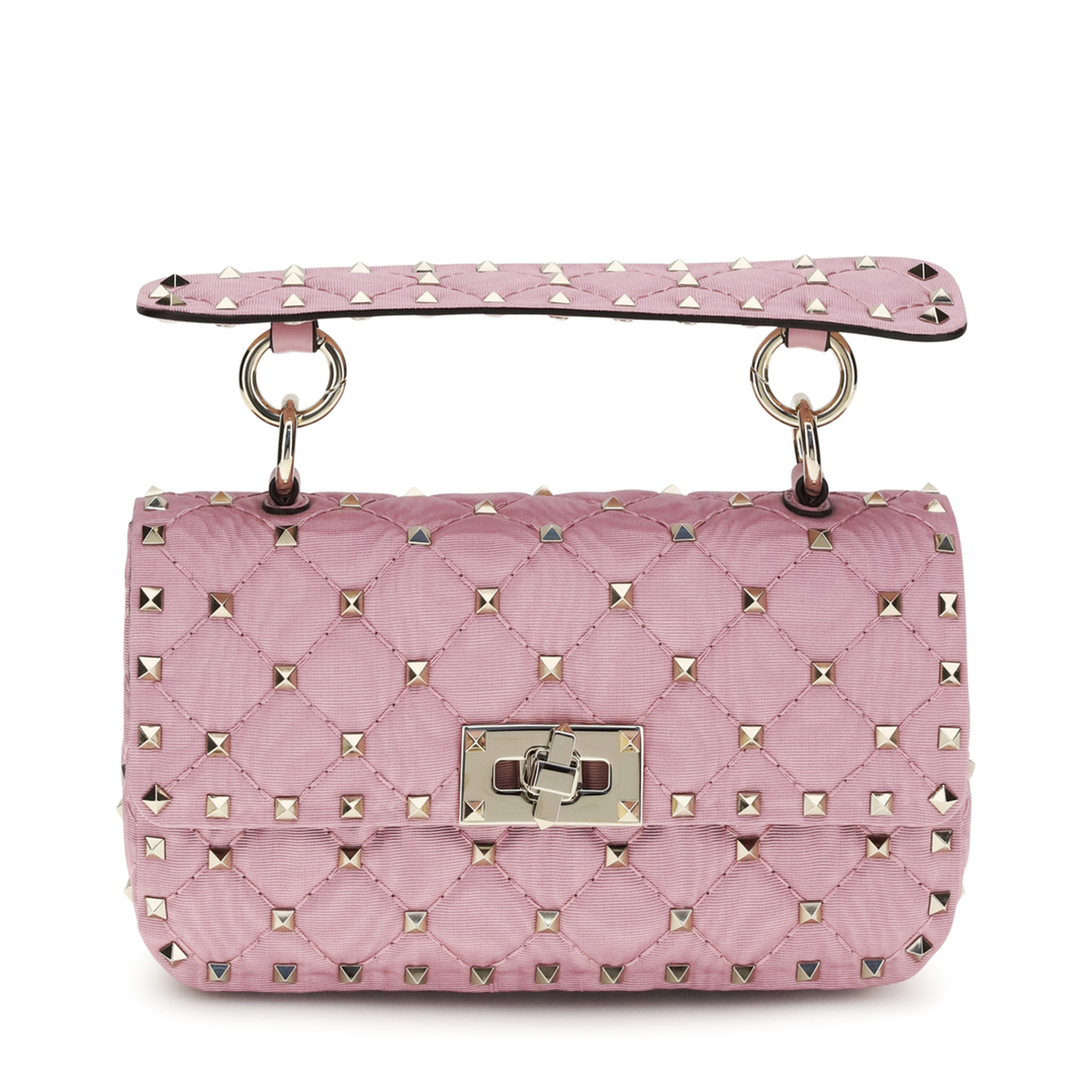 Rockstud Spike Leather Shoulder Bag - Image 1