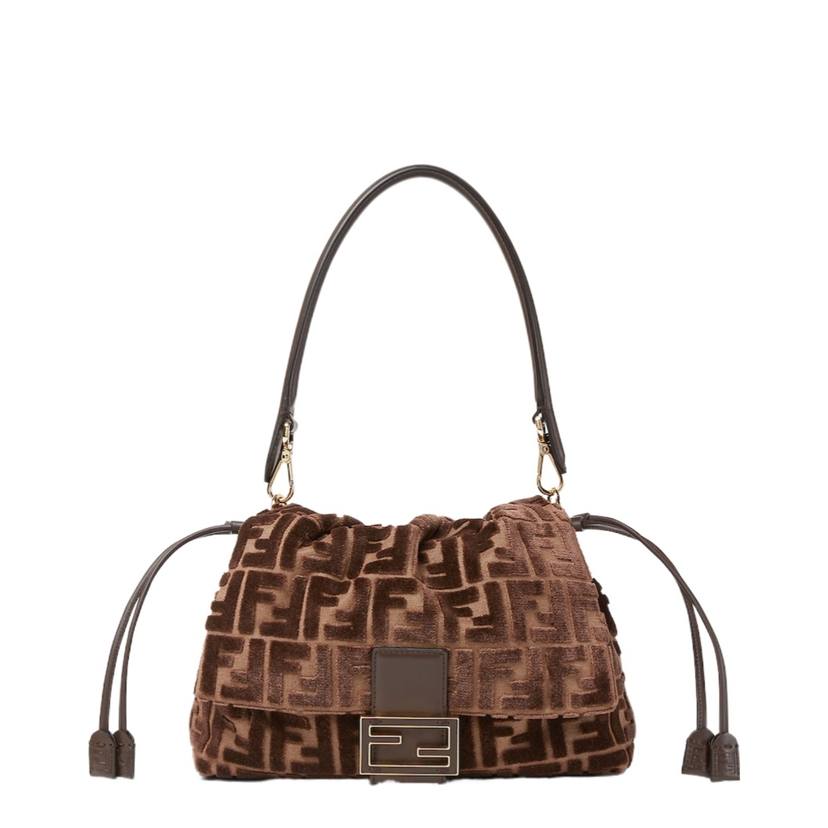 Mamma Baguette Medium Fabric Brown - Image 1