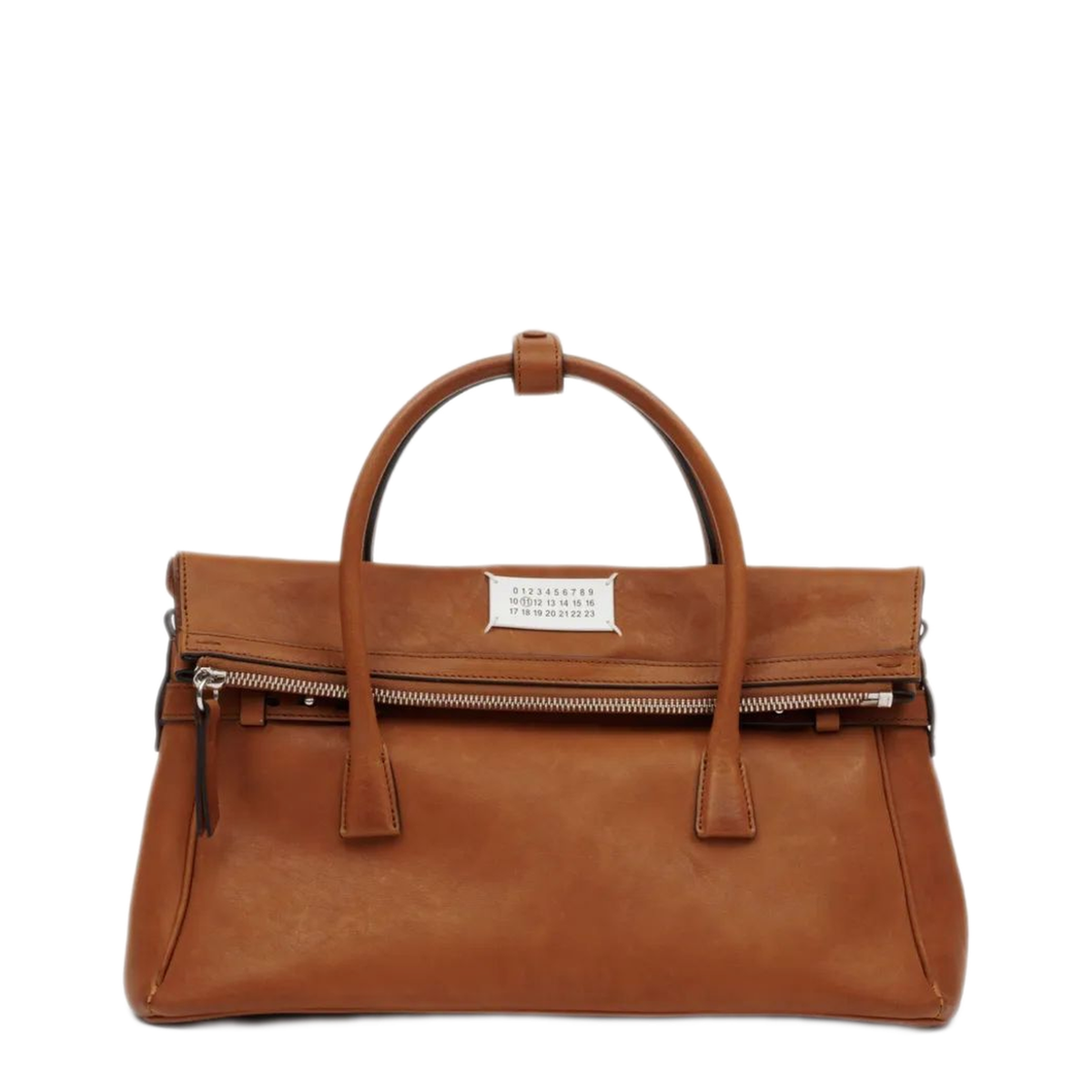 5AC Medium Goatskin Handbag - Vintage Cognac - Image 1