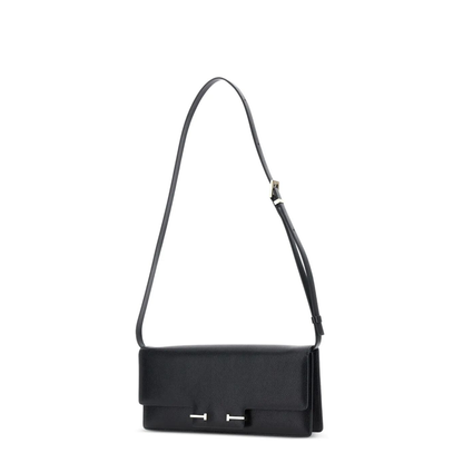 Supple Grain Leather Aube E/W Shoulder Bag - Image 3