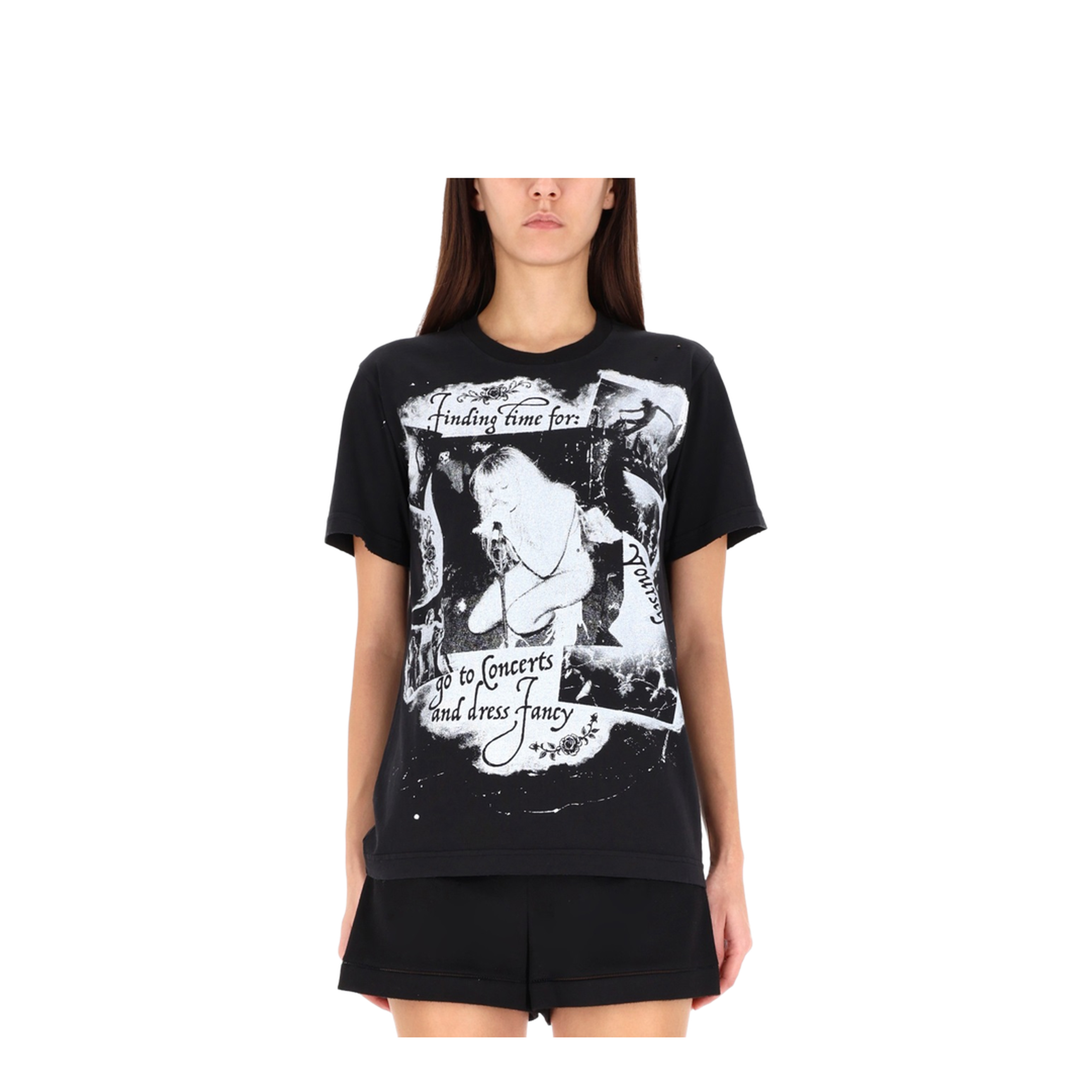 Printed Crewneck T-Shirt - Image 1