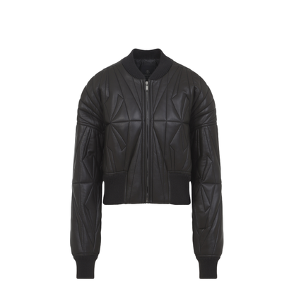 Geocamo Cropped Jacket - Image 1