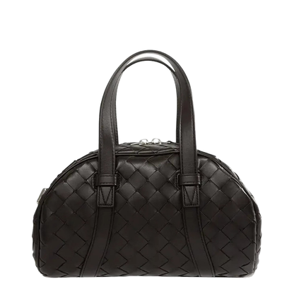 Jim Queen Small Calfskin Shoulder Bag - Fondant/Silver - Image 1
