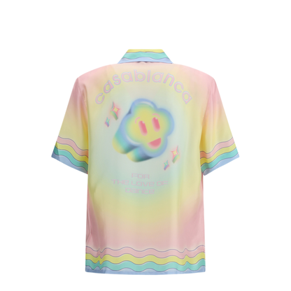 All Over Monogram Jacquard Pattern Polo Shirt - Image 2