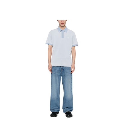 Polo in Cotton Blue - Image 4