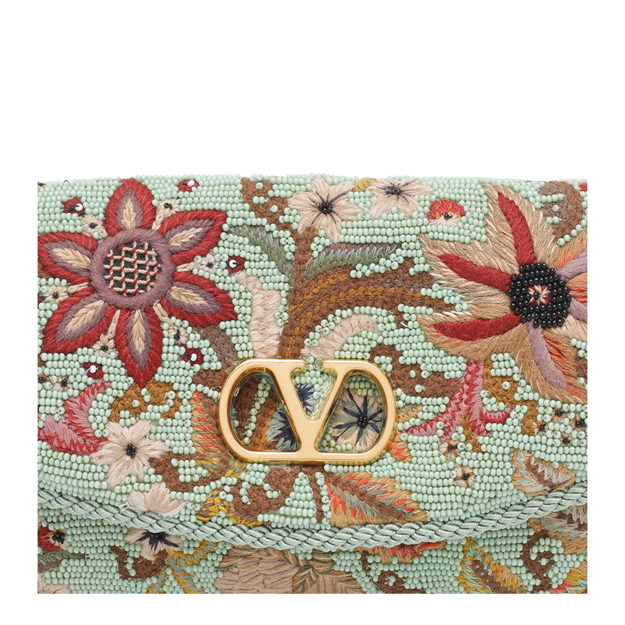 DeVain Small Leather Shoulder Bag - Multicolor - Image 4