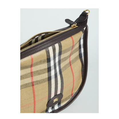 Highlands Mini Canvas Chain Shoulder Bag - Sand Beige - Image 4