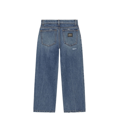 Worn Effect Jeans - Image 2