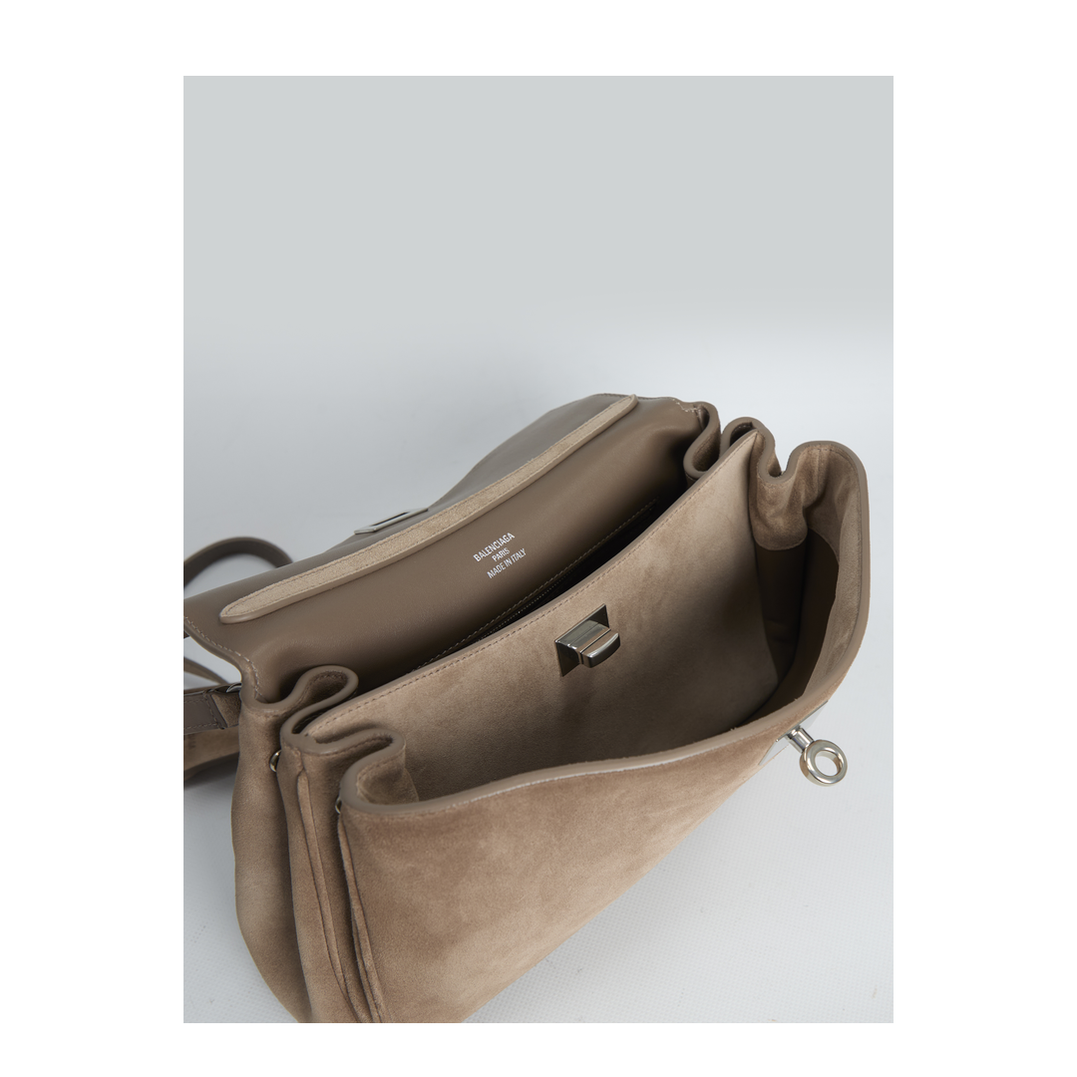 Rodeo Small Suede Calfskin Handbag - Sesame - Image 4