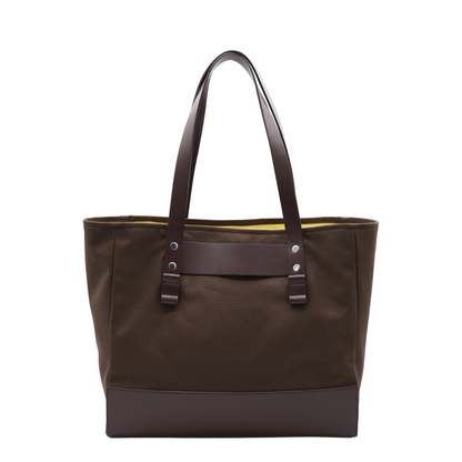 One Size Cotton Tote - Brown - Image 5