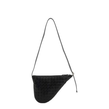 Virgule Small Calfskin Shoulder Bags - Black - Image 1
