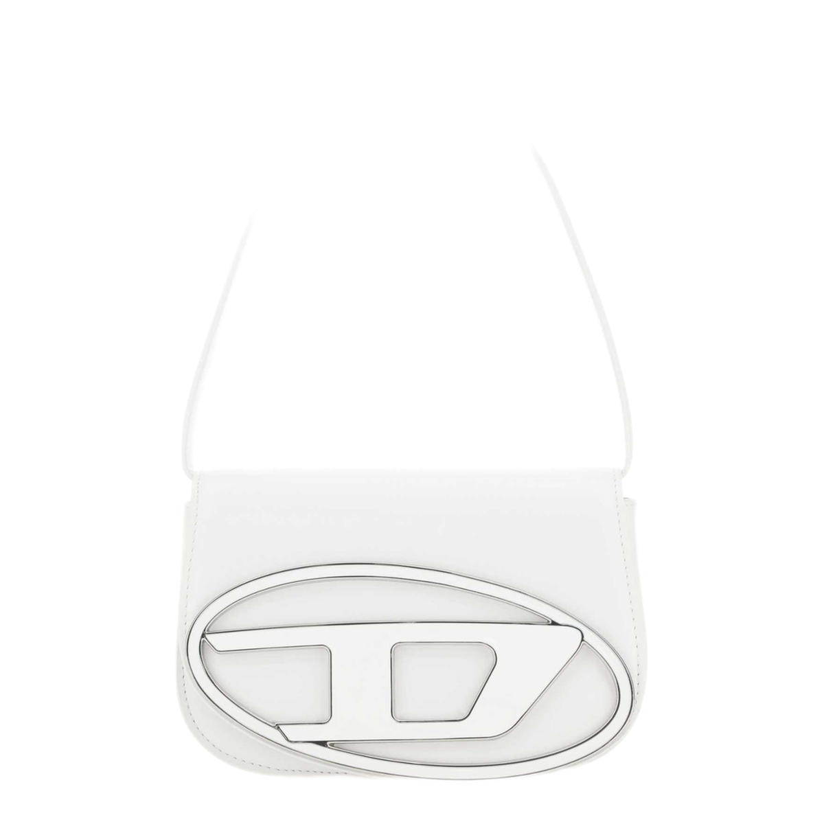 Small Calfskin Shoulder Bag - White - Image 1