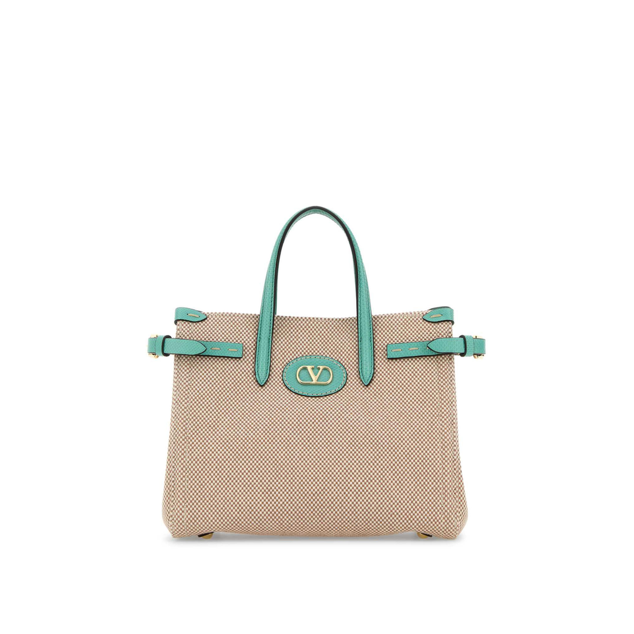 Two-Tone Canvas Antibes Handbag - Image 3