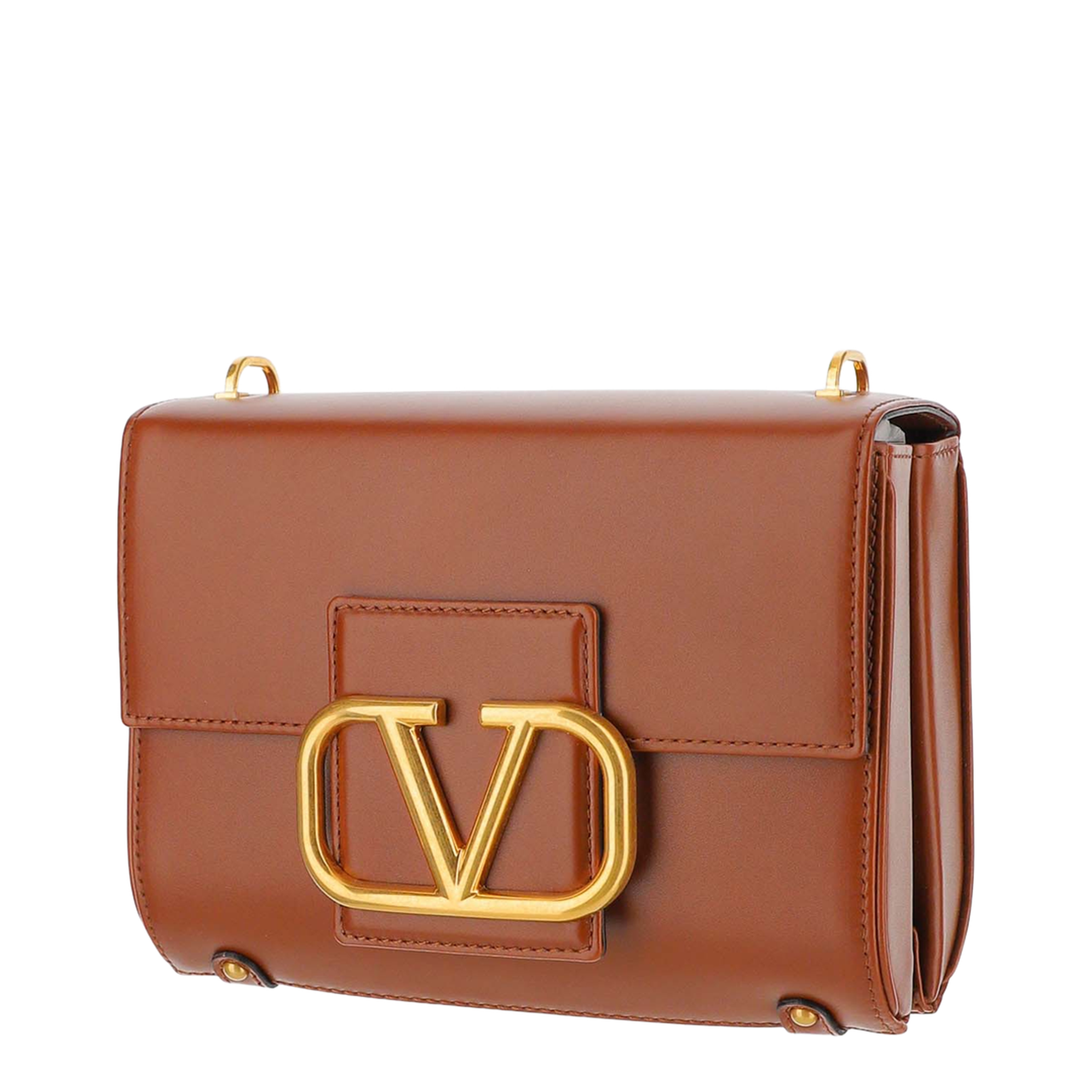 Stud Sign Calfskin Shoulder Bag - Ivory - Image 2