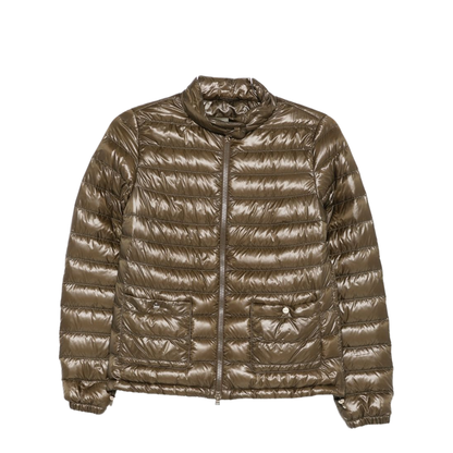Military Green Ultralight Nylon Bomber Jacket - Image 1