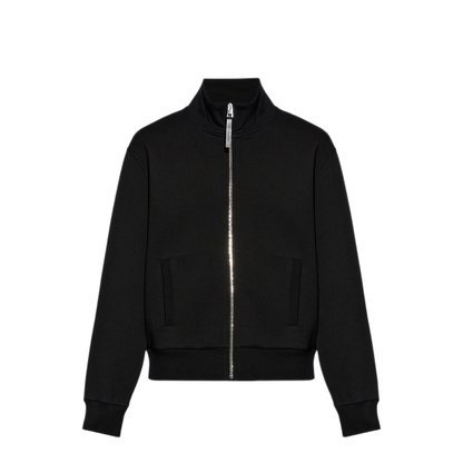 Chevron Motif Jacquard Sweatshirt - Image 1