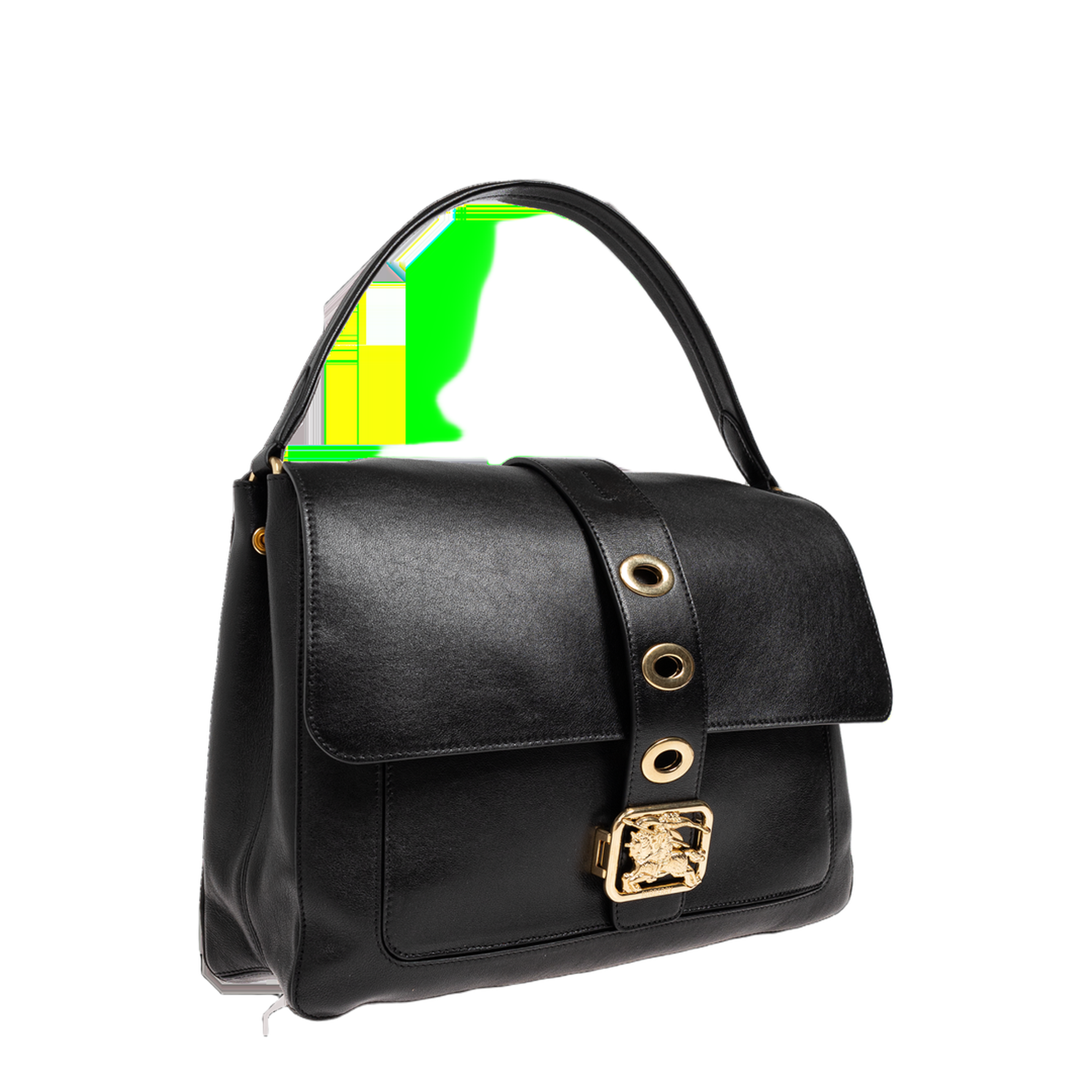 Rider Medium Lambskin Shoulder Bag - Black - Image 4