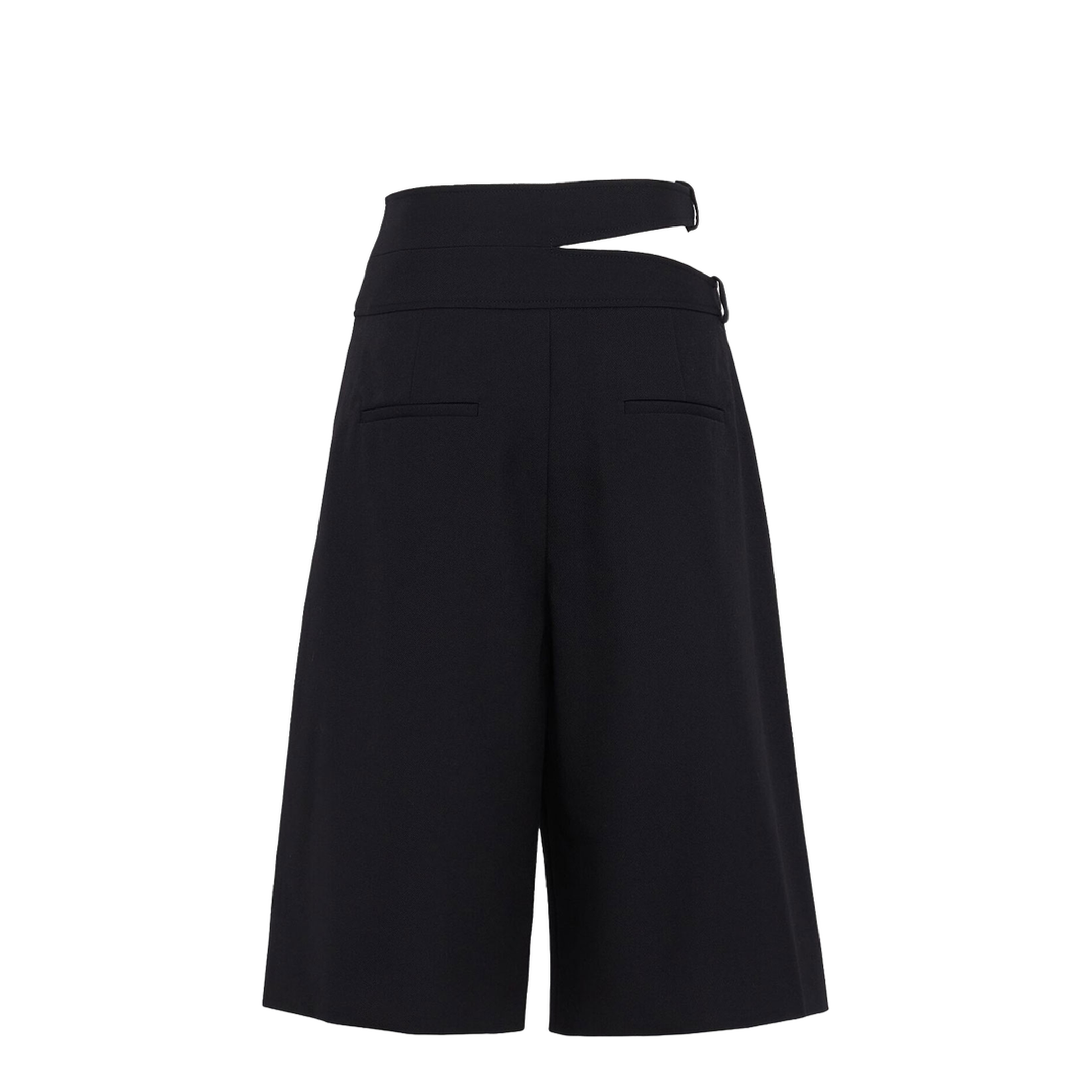 Double Belt Wool Bermudas - Image 2