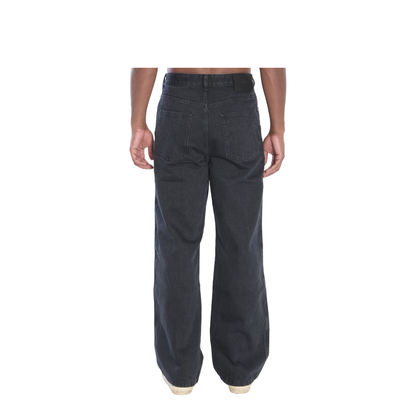 Anagram Baggy Jeans in Denim Black - Image 4