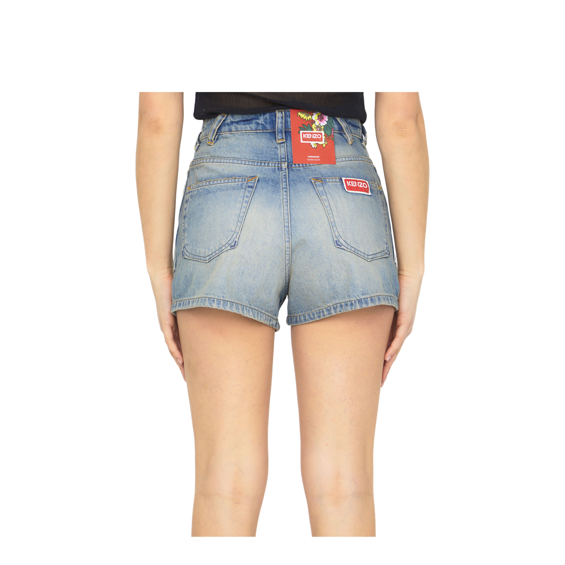 Light-blue denim shorts - Image 4