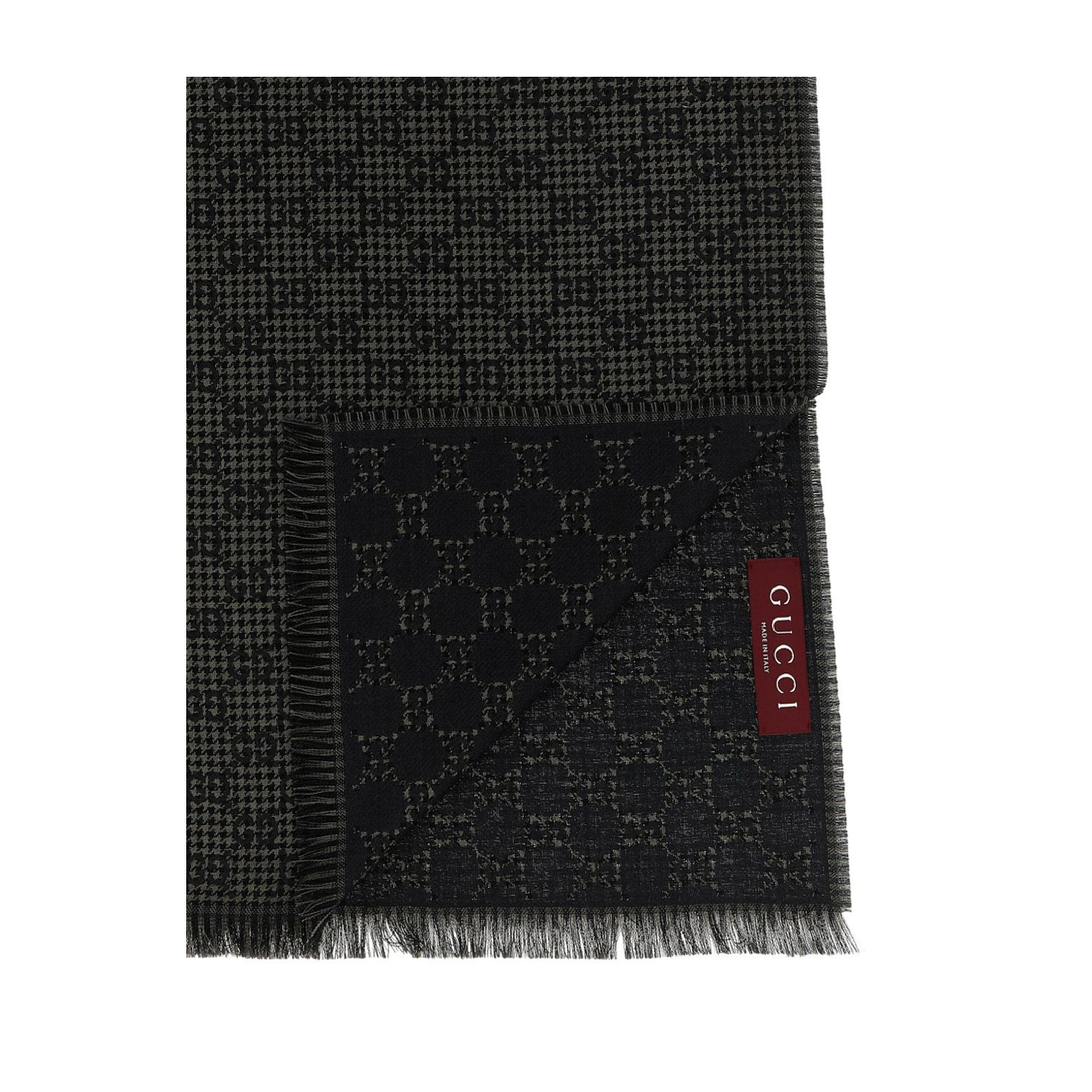 Wool and Silk Jacquard Stole - Image 3