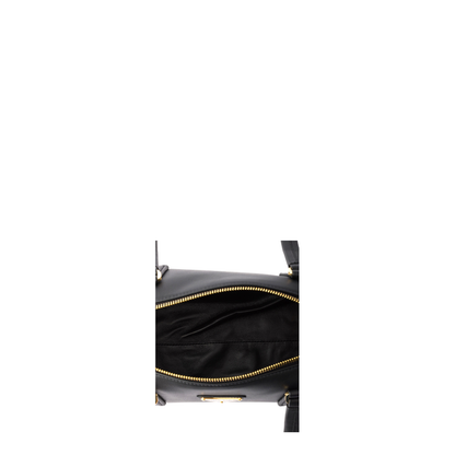 Black Leather Shoulder Bag - Image 5