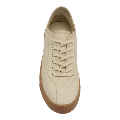 Canvas Sneakers in Viscose and Linen - Image 2