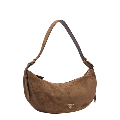 Demi-lune Suede Shoulder Bag - Image 2