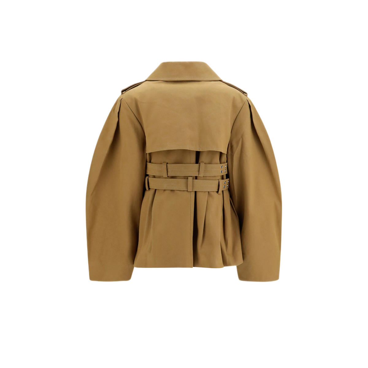 Canvas Jacket With Double Belt - Image 2