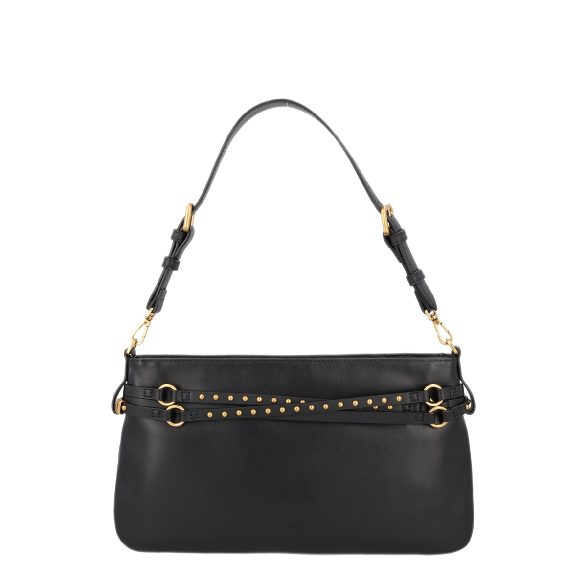 Belt Bag Classic Calfskin Shoulder Bag - Nero/Antique Gold - Image 3