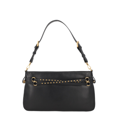 Belt Bag Classic Calfskin Shoulder Bag - Nero/Antique Gold - Image 3