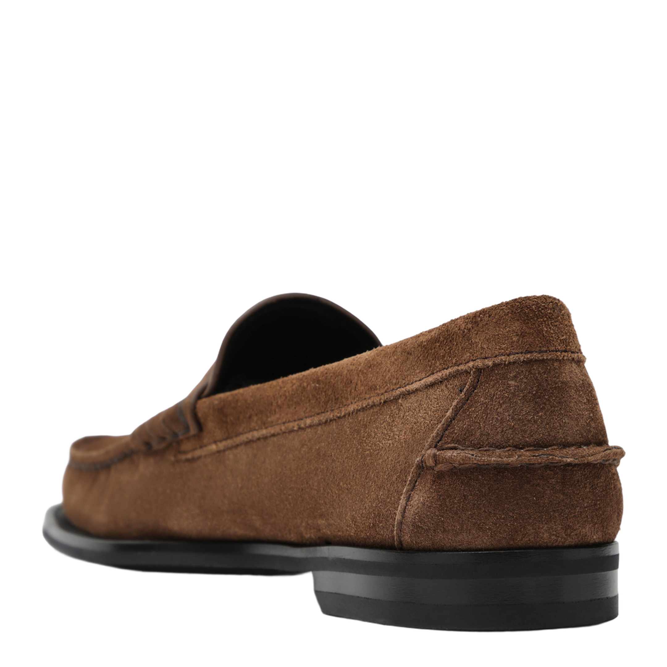 Cacao Aged-Effect Suede Loafers - Image 2