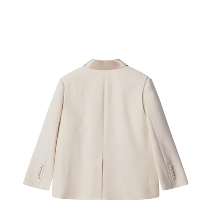Ivory Single-Breasted Jacket - Image 2