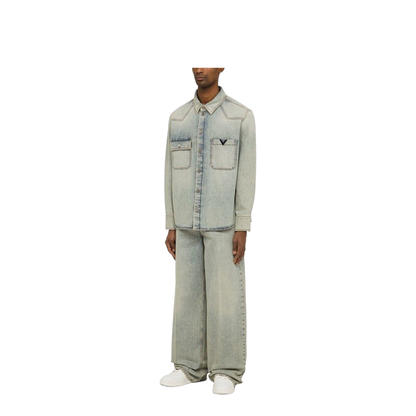 Denim Shirt Light Blue - Image 2