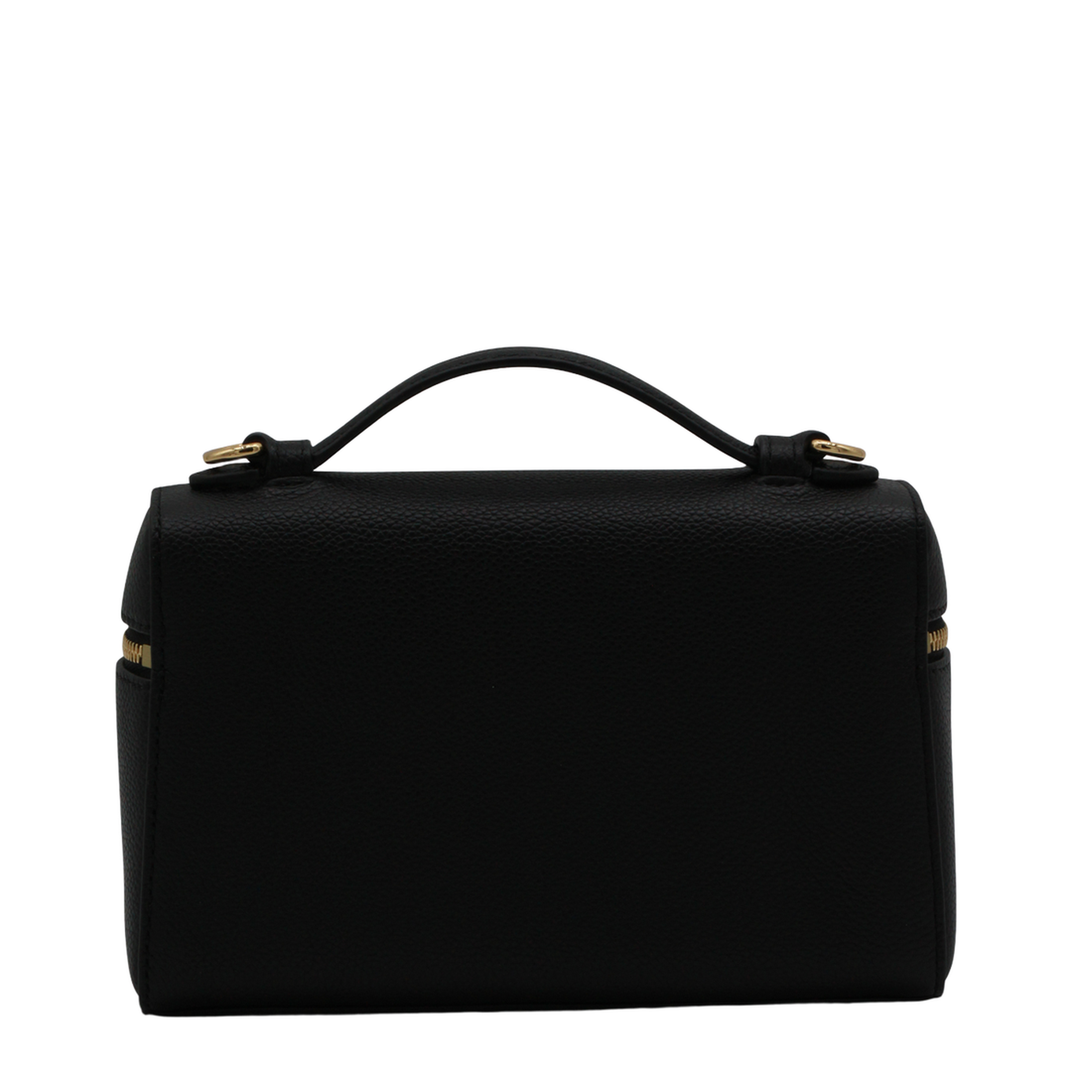 Romy Slim Top Handle Bag - Black - Image 4