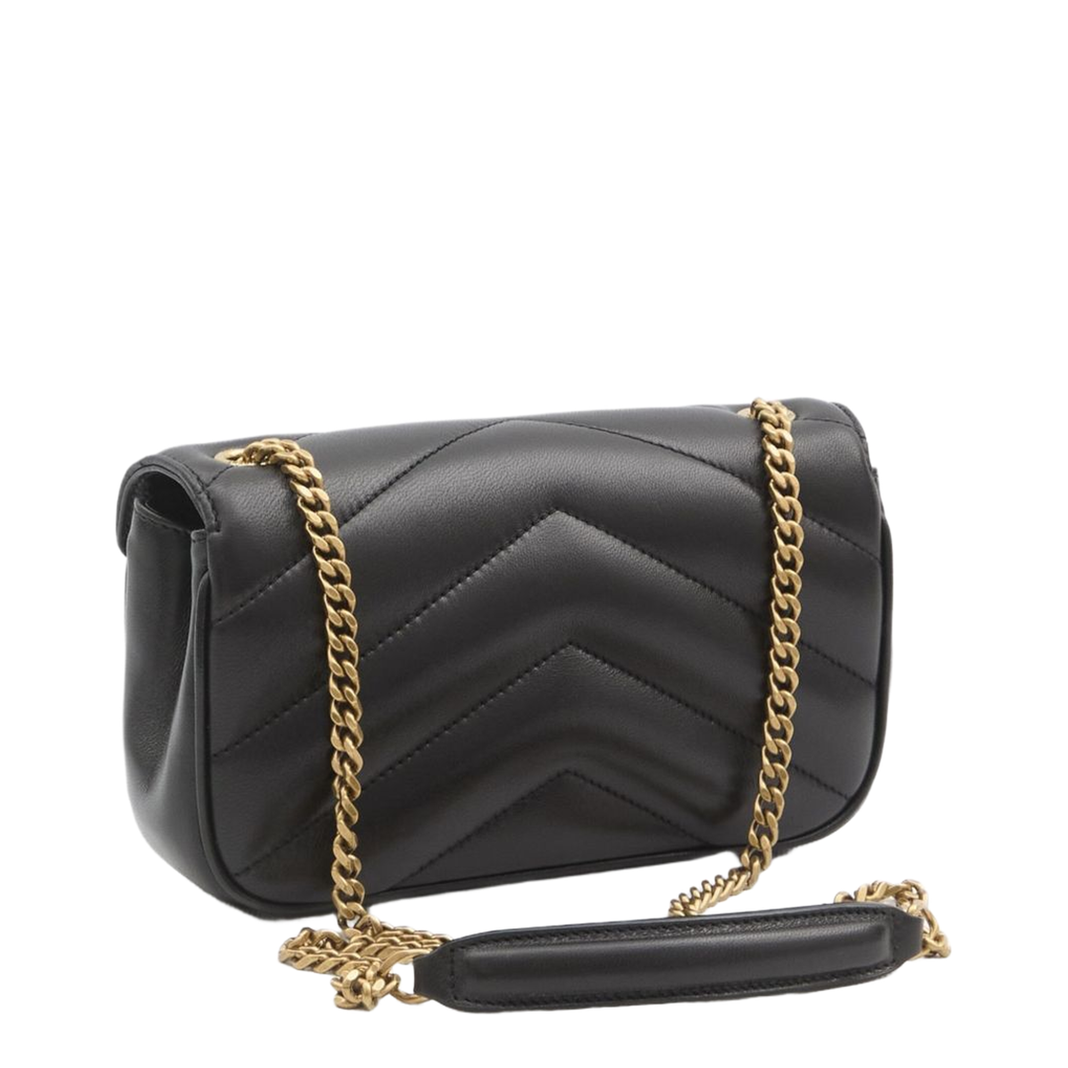 Loulou Mini Chain Bag in Black - Image 4