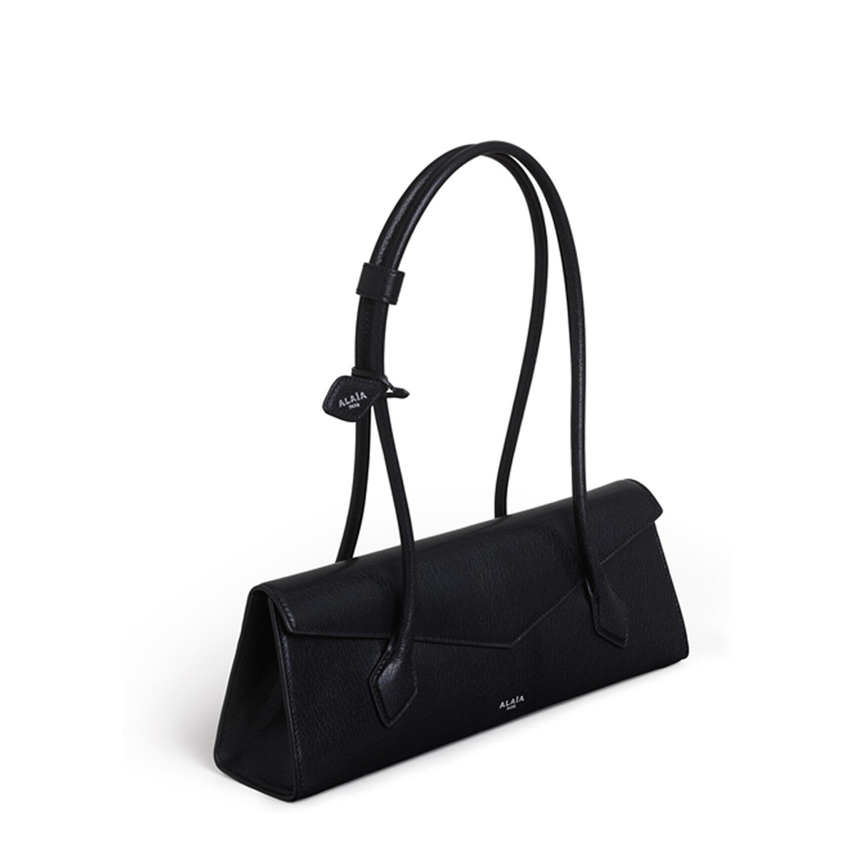 Le Teckel Medium Goatskin Bag - Black - Image 2